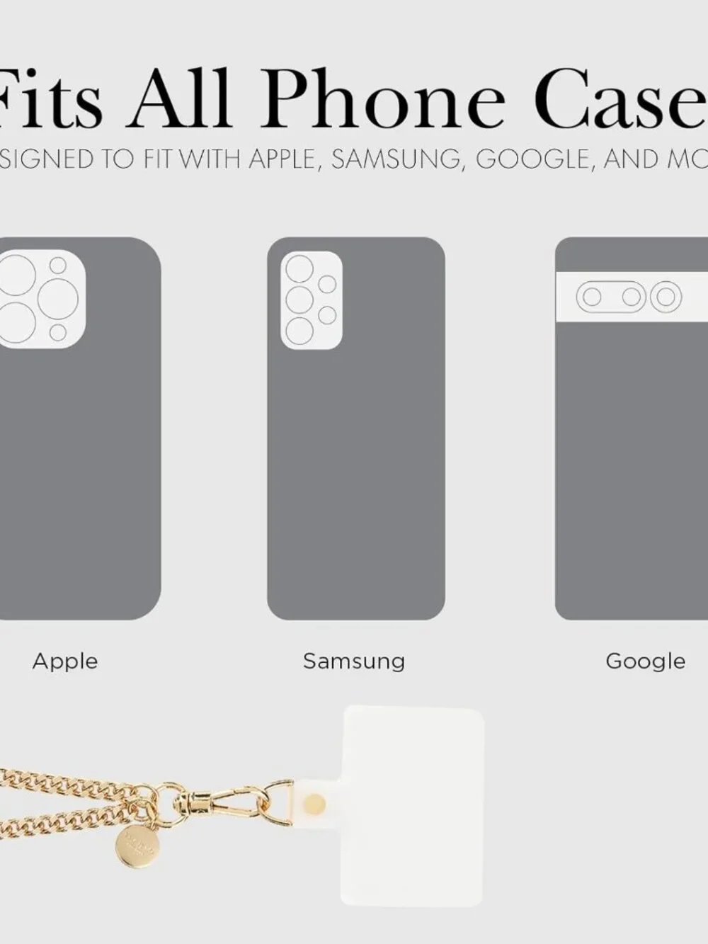 NWT Kate Spade Gold Crossbody Cell Phone Chain